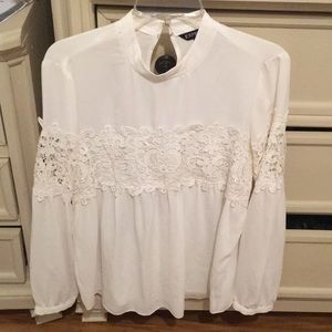 express white lace blouse